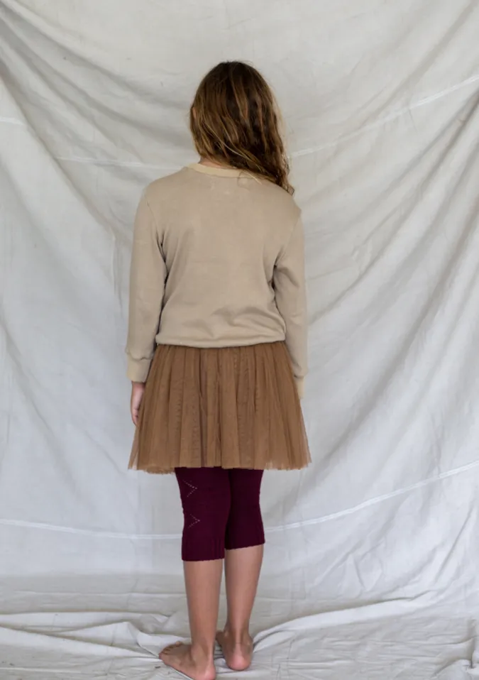 Knitted Leggings - Mulberry Jam