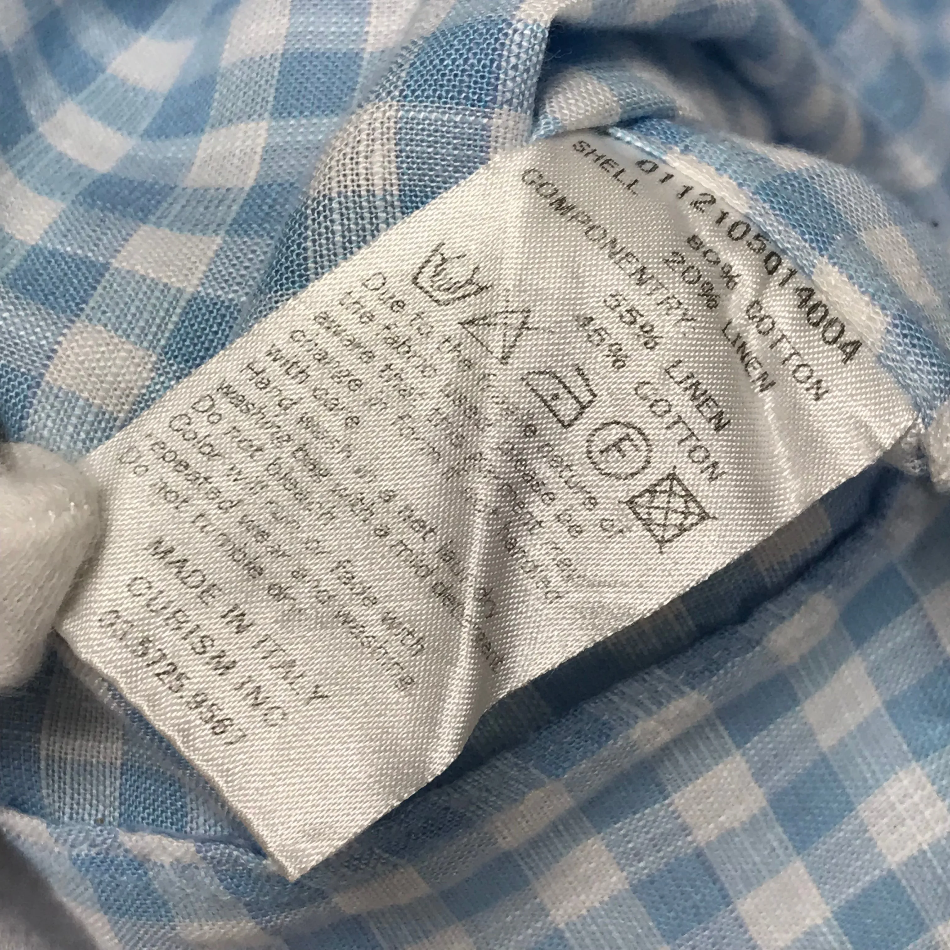 [L] Visvim Ingall Band Collar L/S Shirt IT (Italy) Blue
