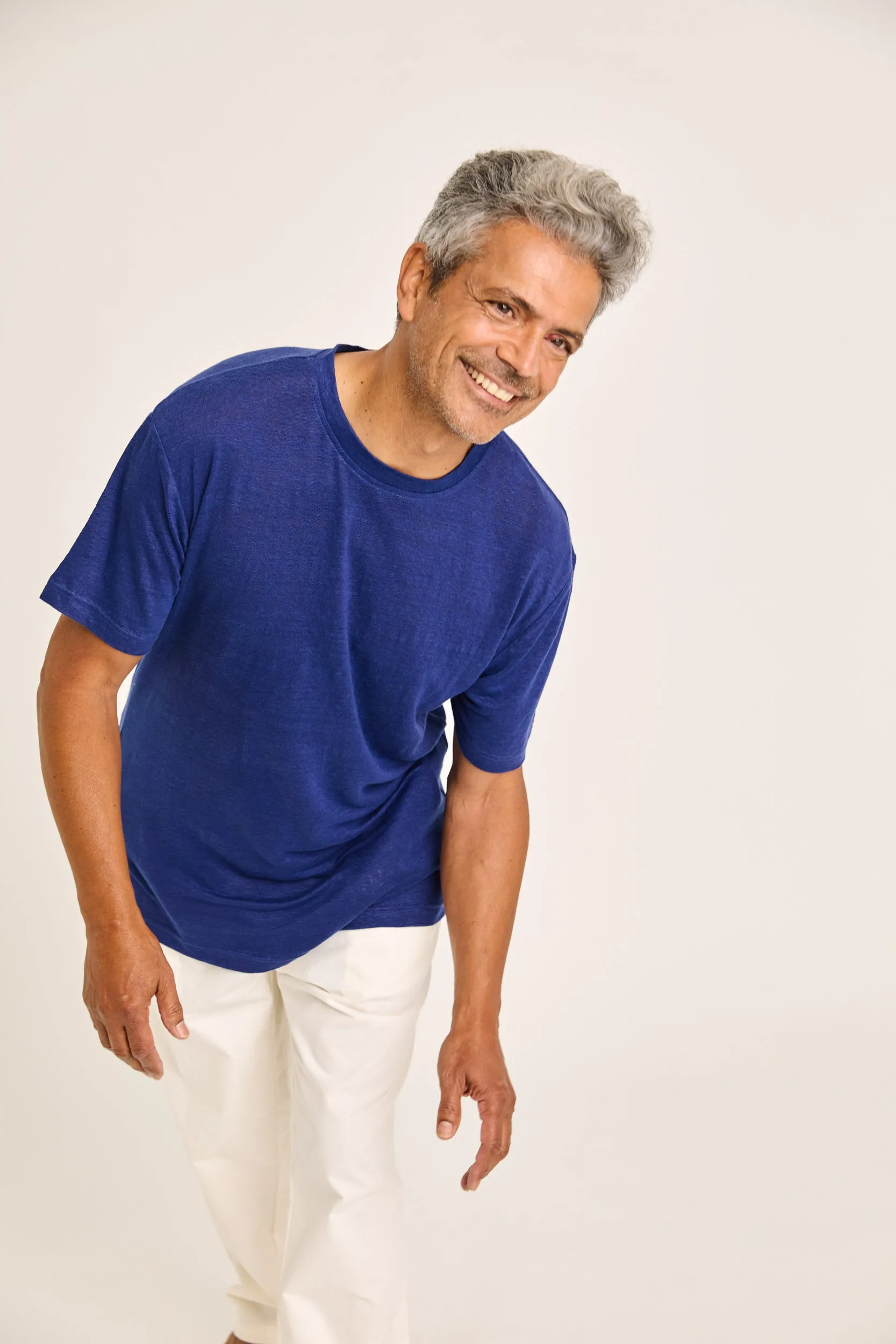 La Paz - Botelho Comfort Tee - Navy Linen