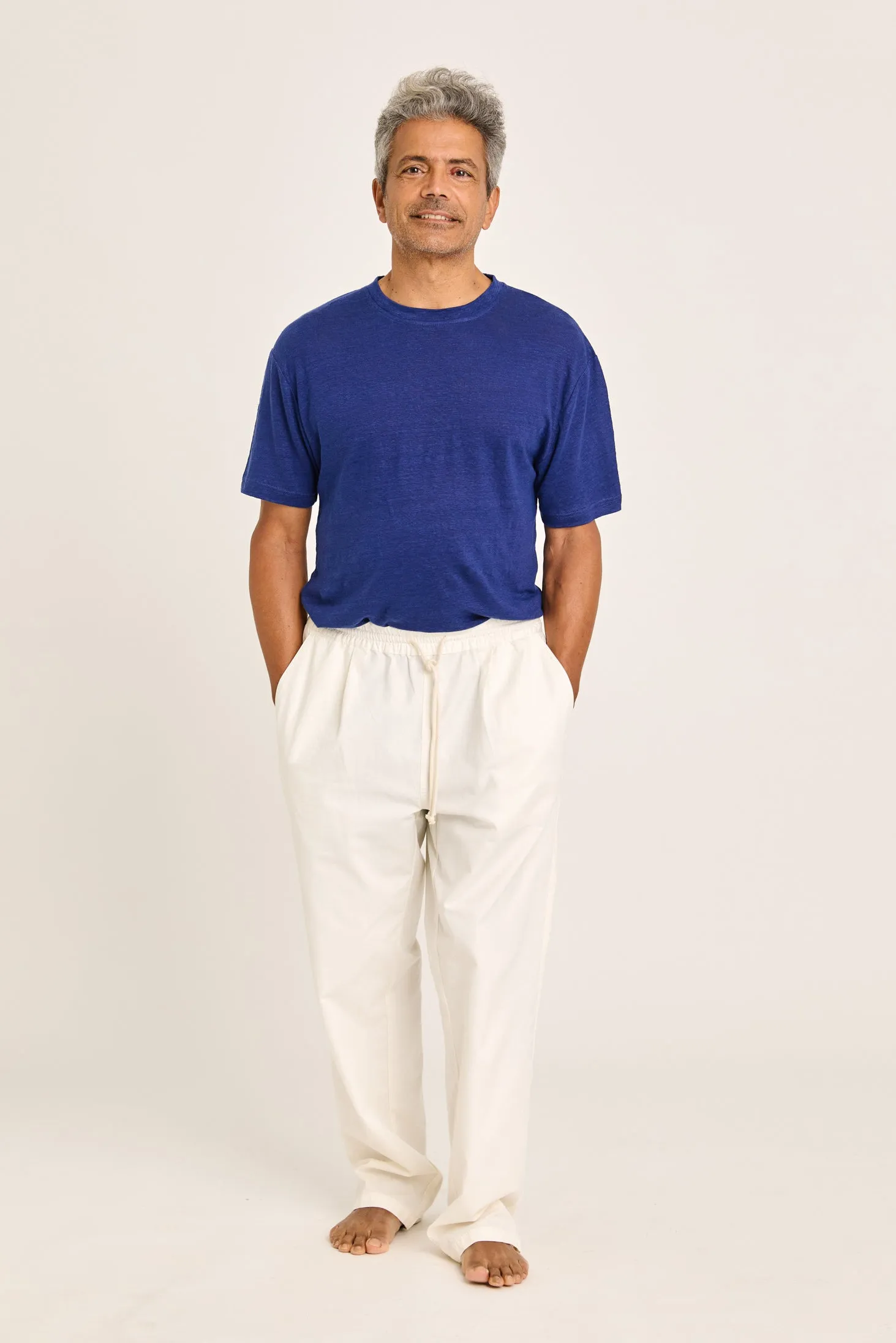 La Paz - Botelho Comfort Tee - Navy Linen