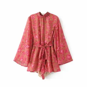 Ladies Backless Boho playsuit
