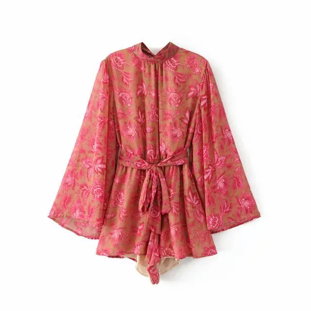 Ladies Backless Boho playsuit