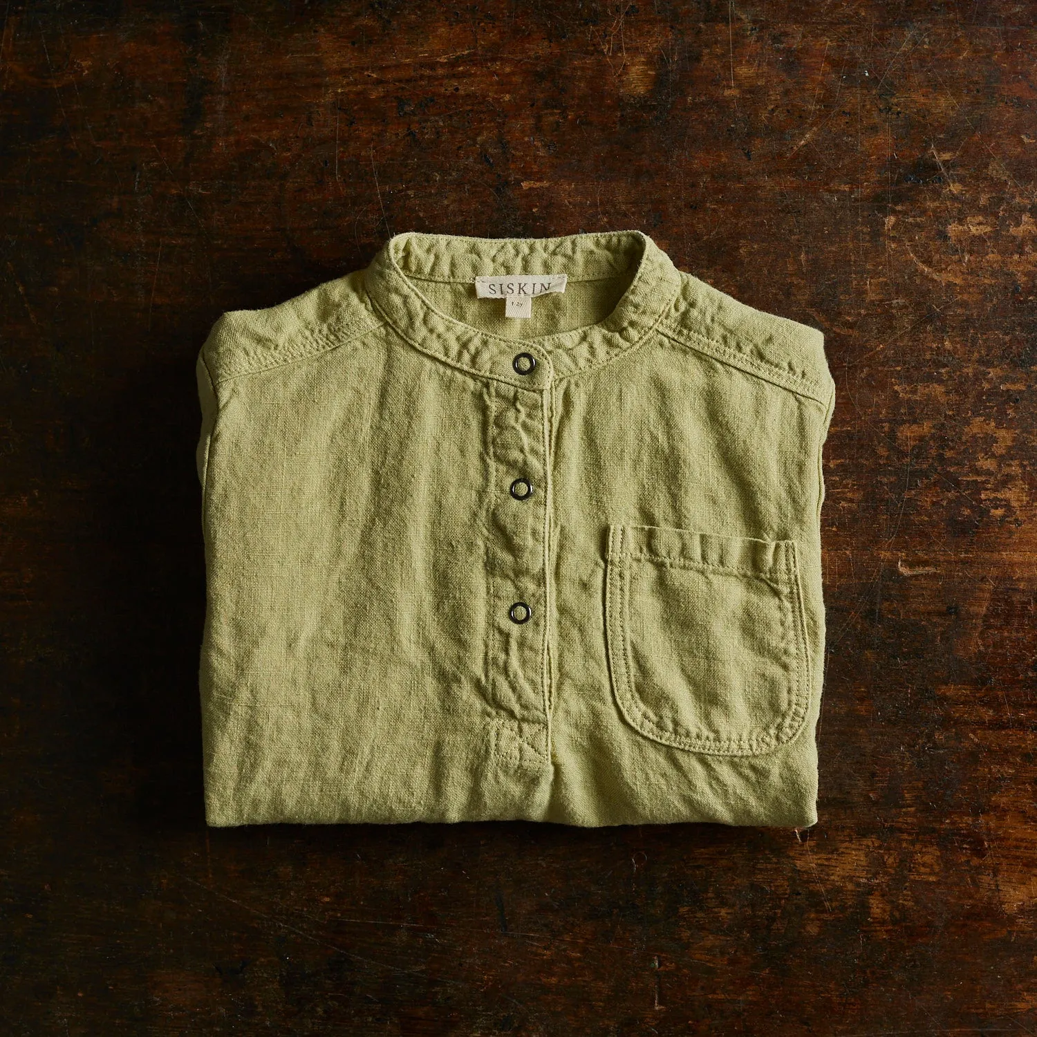 Larch Shirt - Linen - Celadon