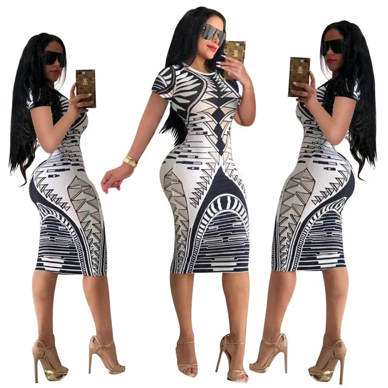 Long Sleeve Knee-Length Dresses