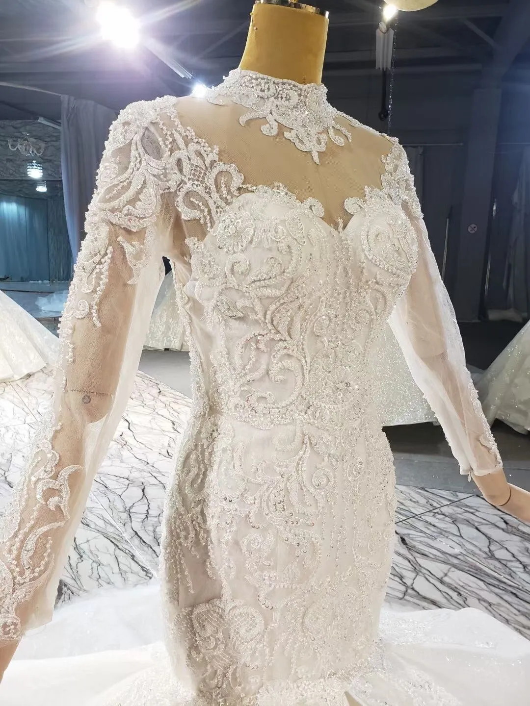 Luxury Lace Mermaid Wedding Dresses