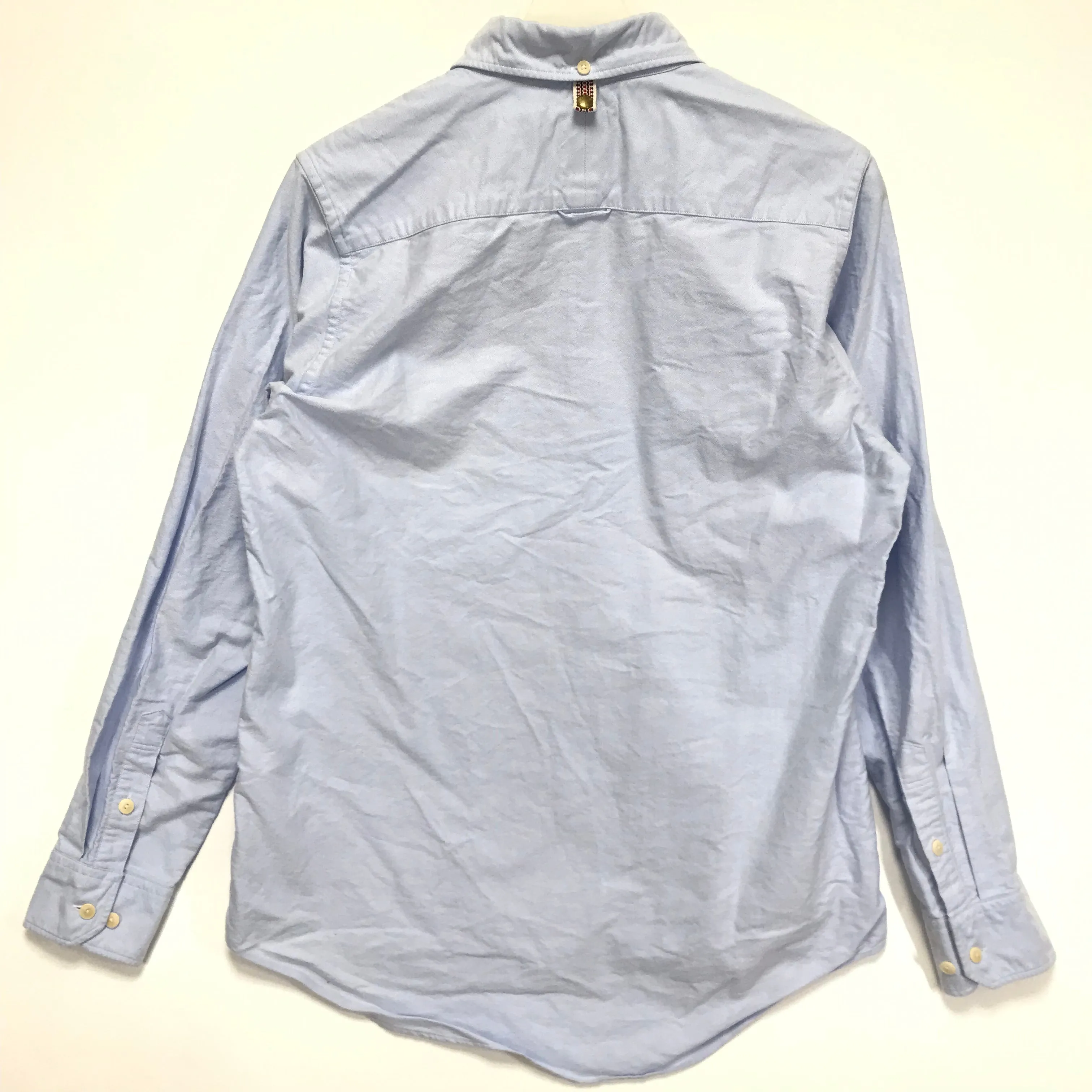 [M] Visvim 16AW V V NATIVE BLANKET POCKET SHIRT L/S Giza Blue
