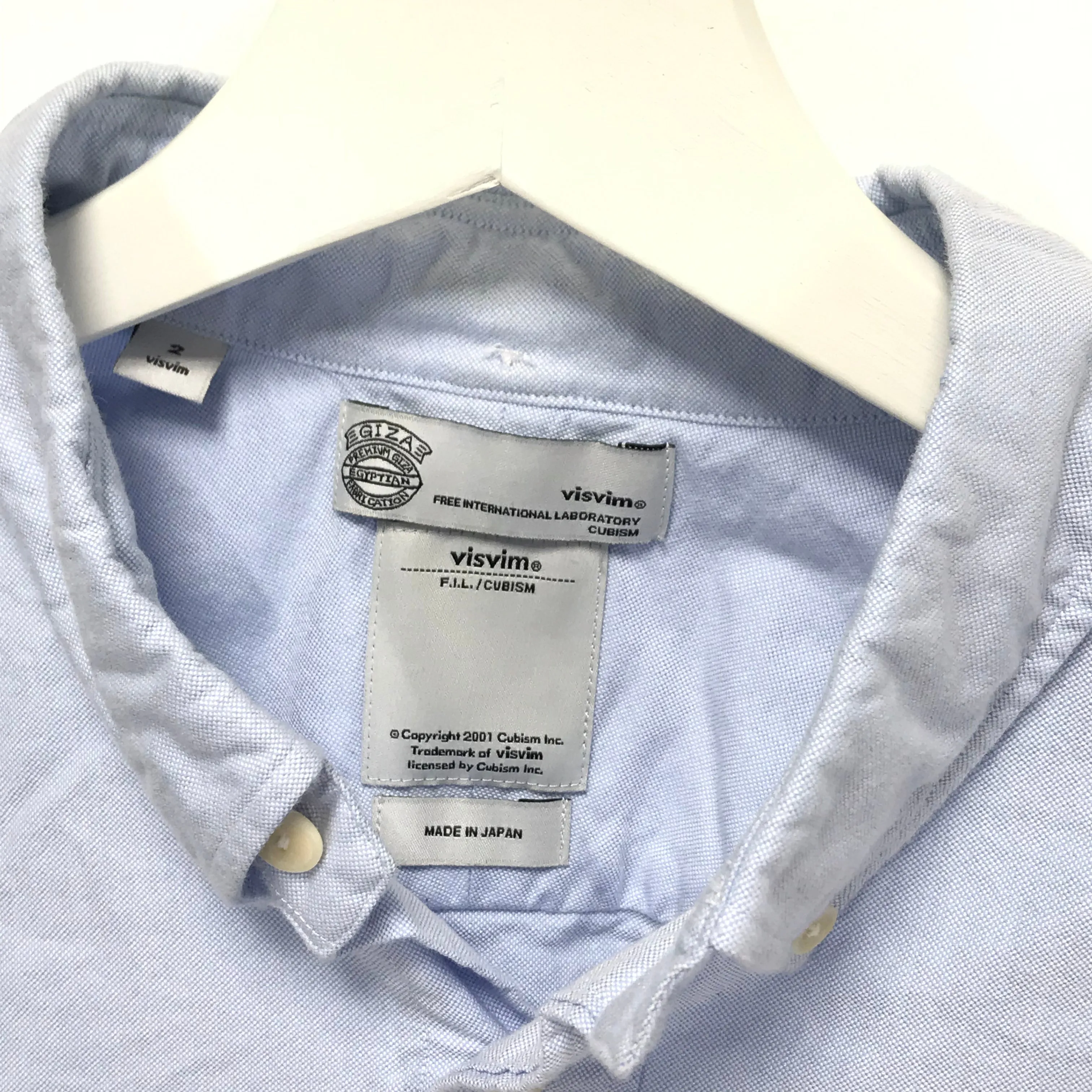 [M] Visvim 16AW V V NATIVE BLANKET POCKET SHIRT L/S Giza Blue