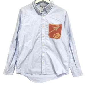 [M] Visvim 16AW V V NATIVE BLANKET POCKET SHIRT L/S Giza Blue