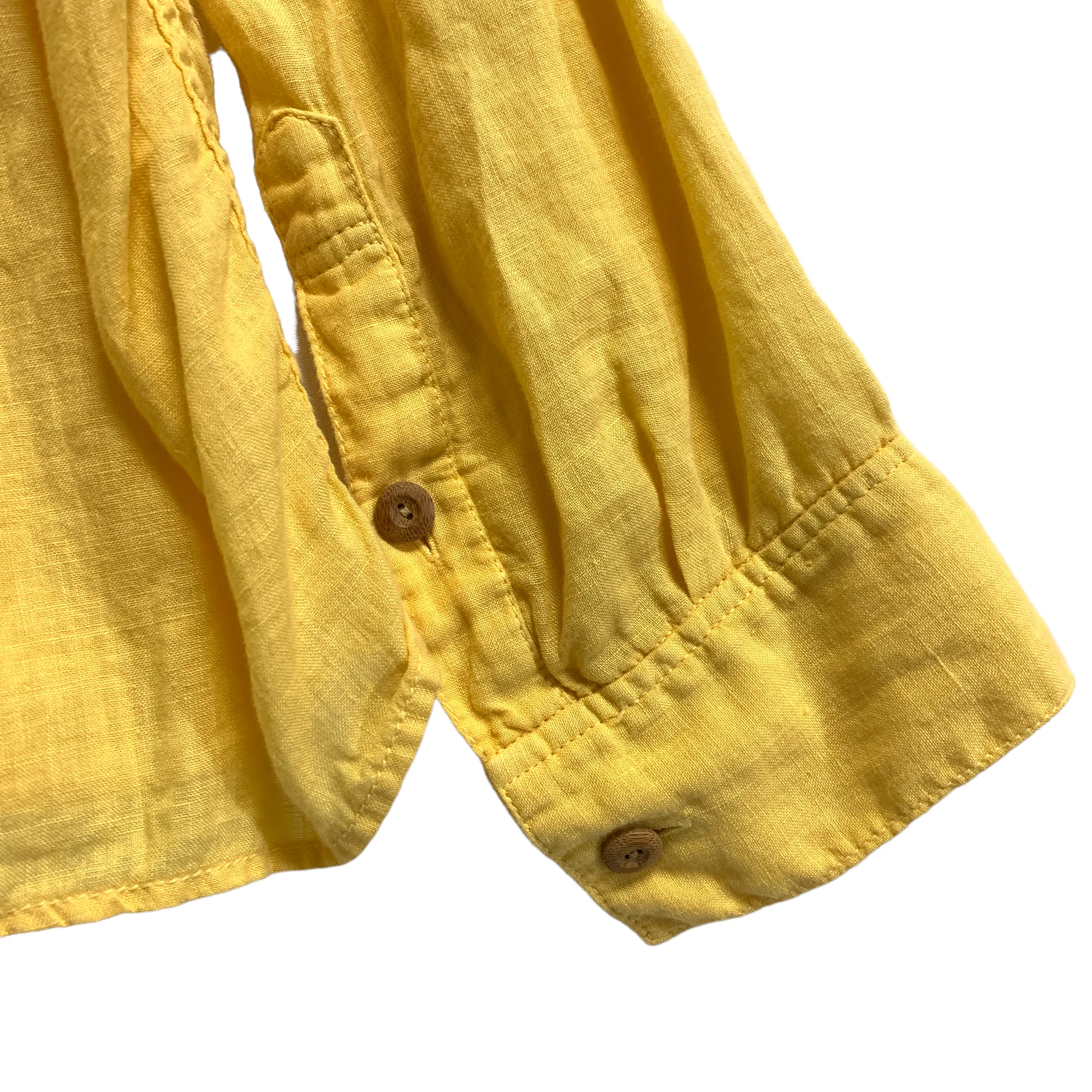 [M] VISVIM 18SS Lhamo Shirt Linen Yellow