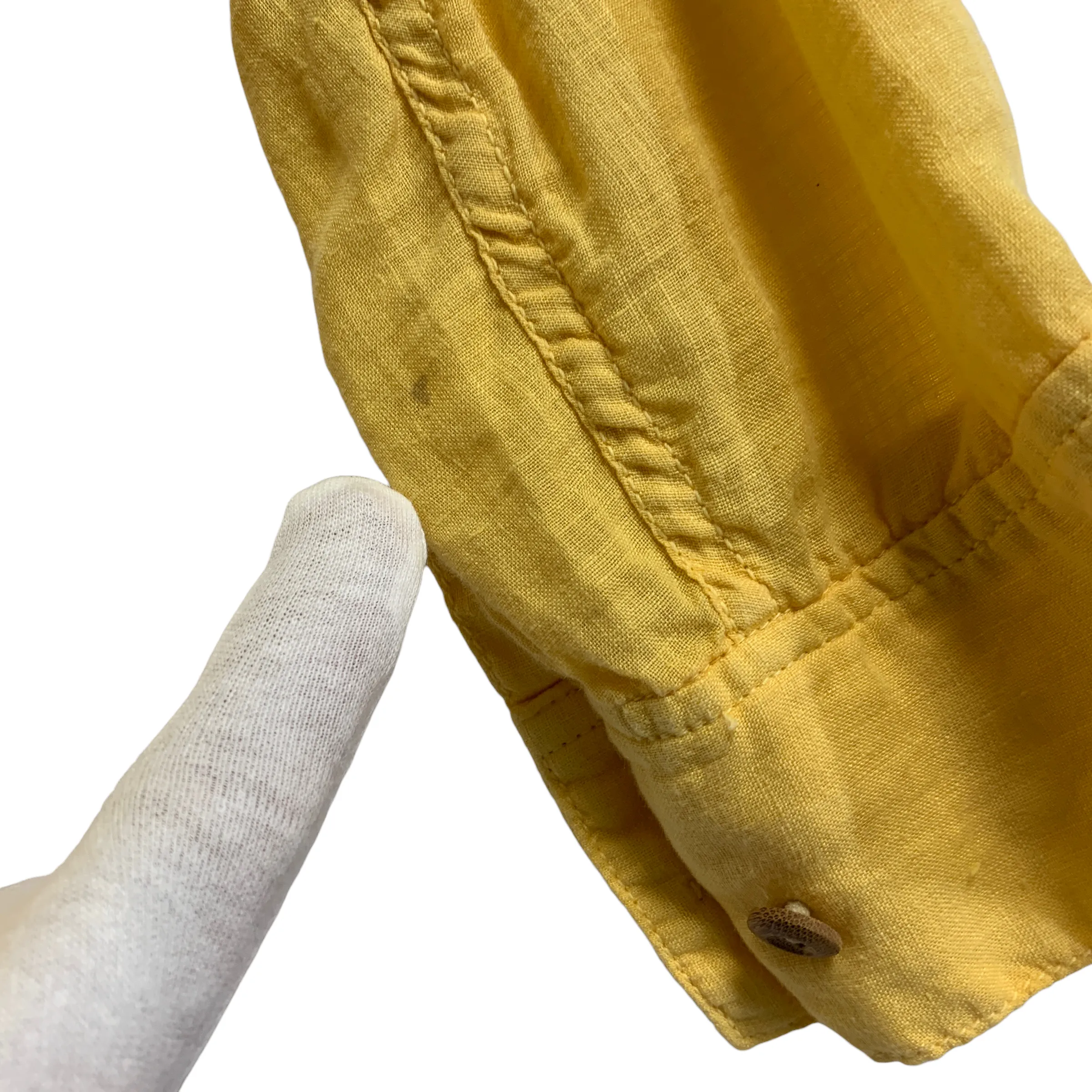 [M] VISVIM 18SS Lhamo Shirt Linen Yellow