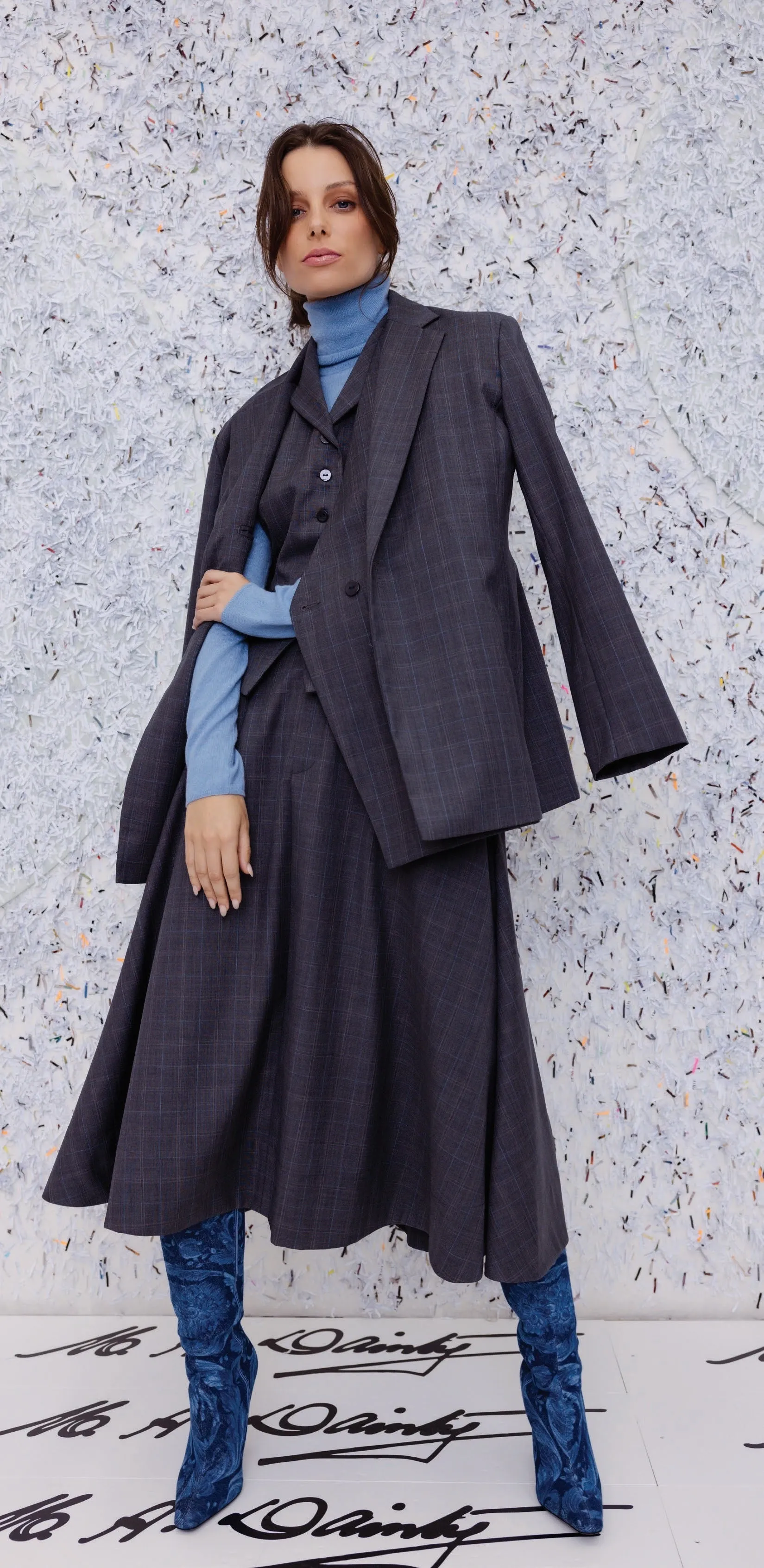 M.A Dainty II SWING - Grey Check