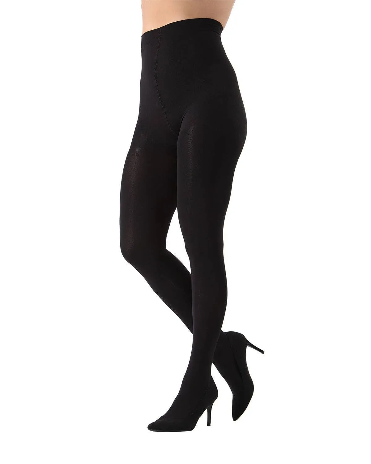 MeMoi Completely Opaque Control Top Tights