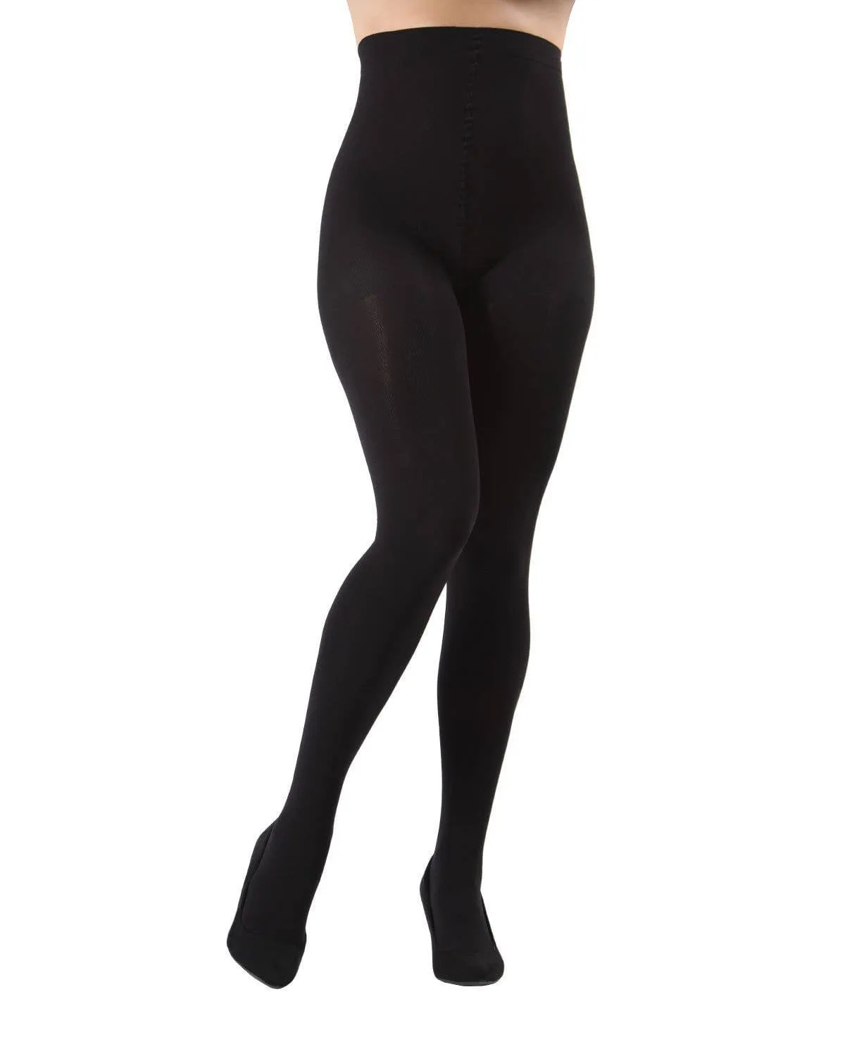 MeMoi Completely Opaque Control Top Tights