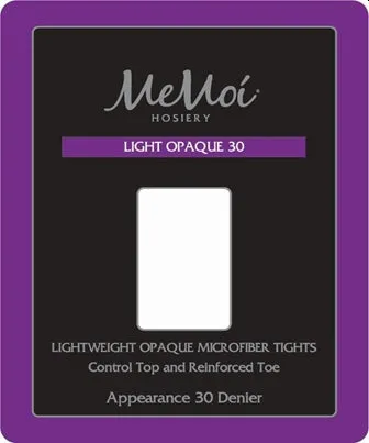 Memoi Light Opaque 30 Denier Tights MS-630