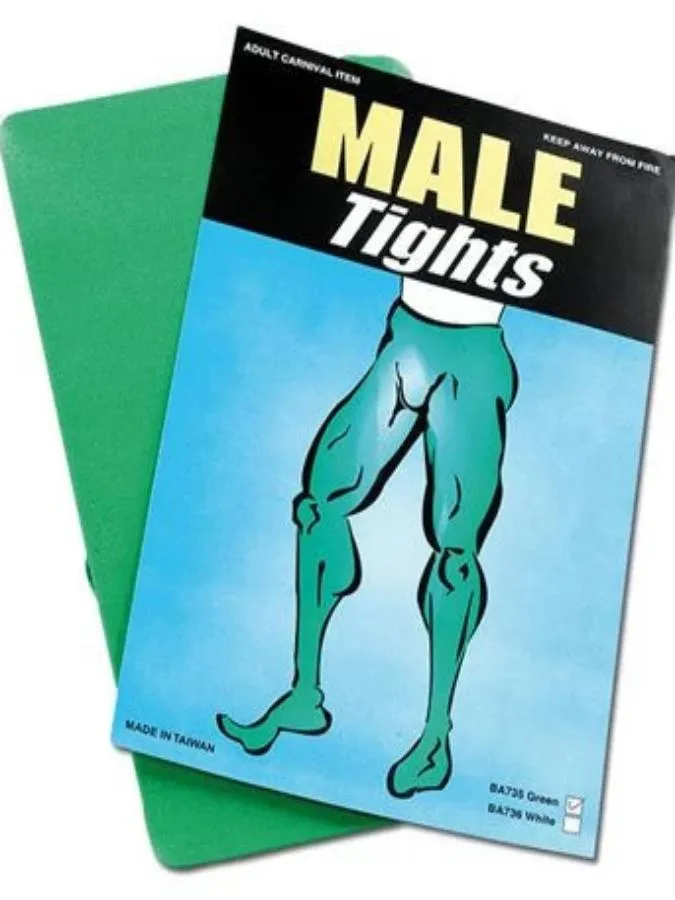 Men Green Tights