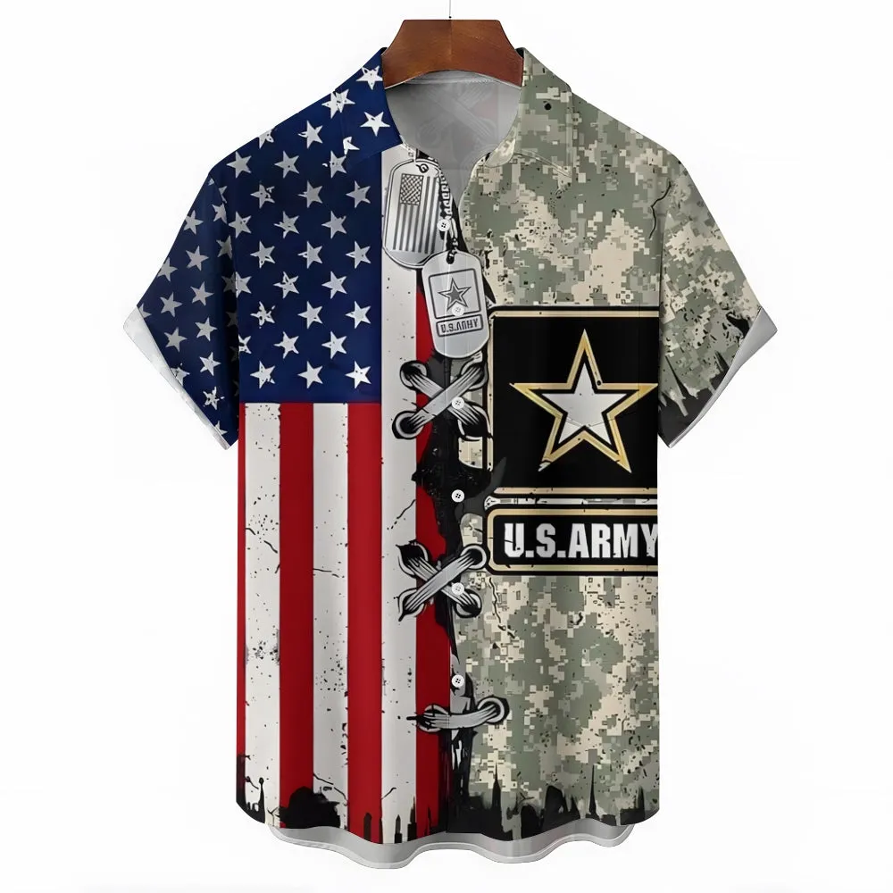 Men's American Veterans Pride Short Sleeve Shirt 2501002501