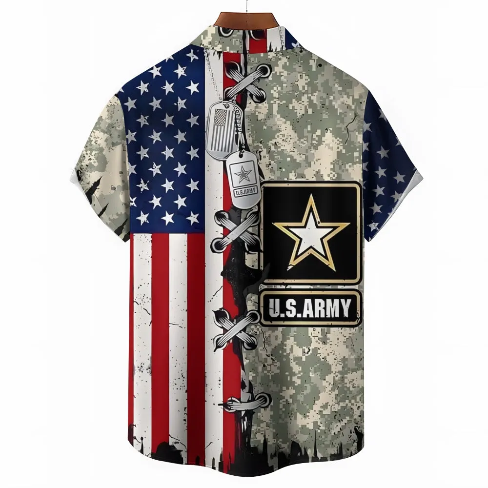 Men's American Veterans Pride Short Sleeve Shirt 2501002501