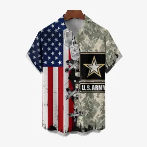 Men's American Veterans Pride Short Sleeve Shirt 2501002501
