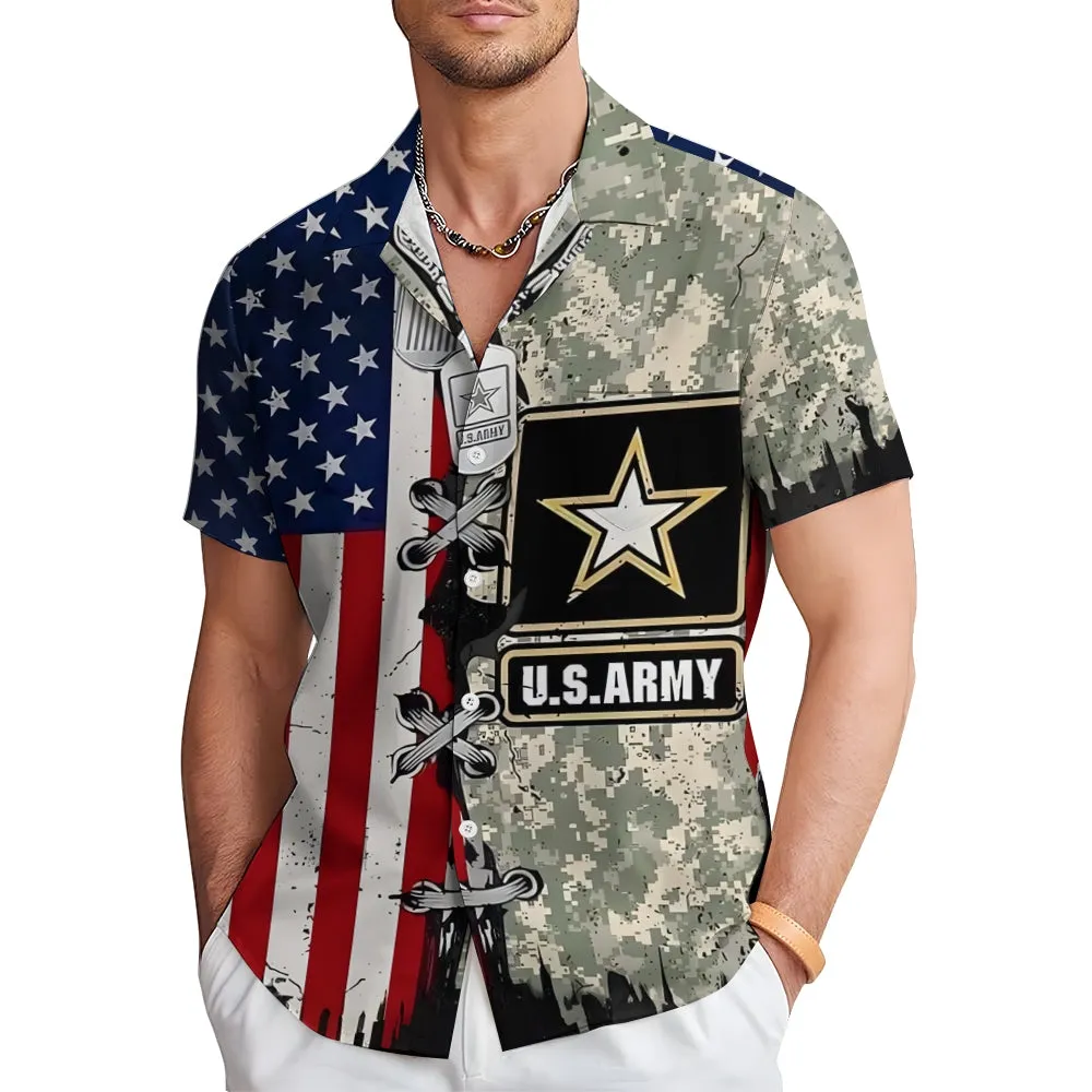 Men's American Veterans Pride Short Sleeve Shirt 2501002501