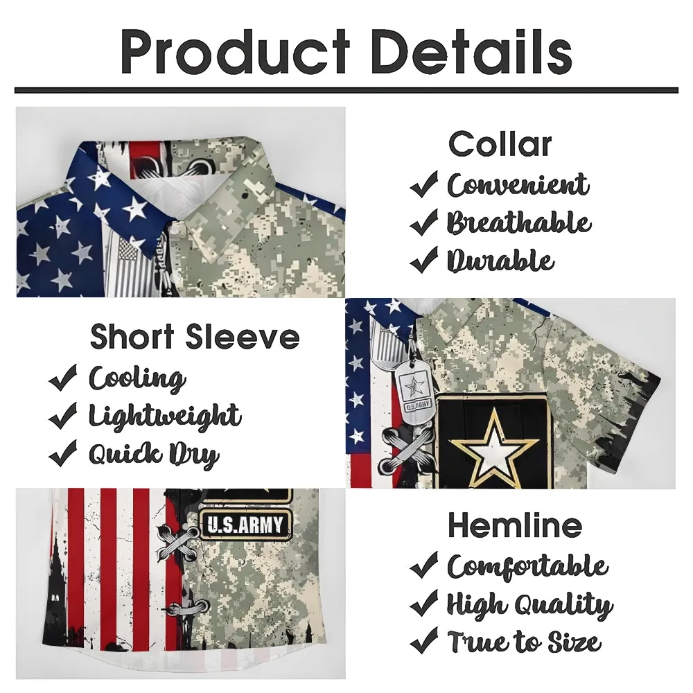 Men's American Veterans Pride Short Sleeve Shirt 2501002501