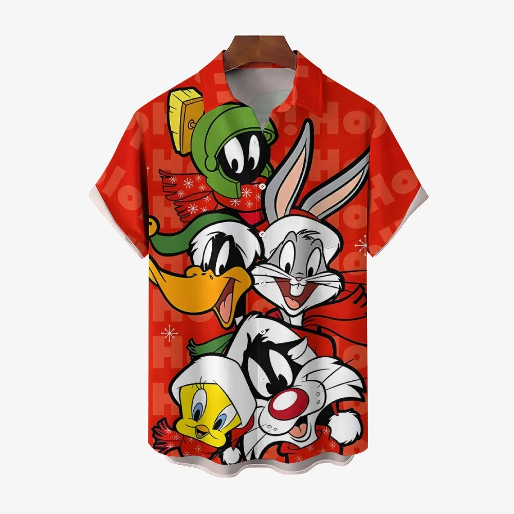 Men's Hawaiian Casual Short Sleeve Shirt 2410007997