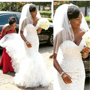 Mermaid Sweetheart Lace Wedding Dress