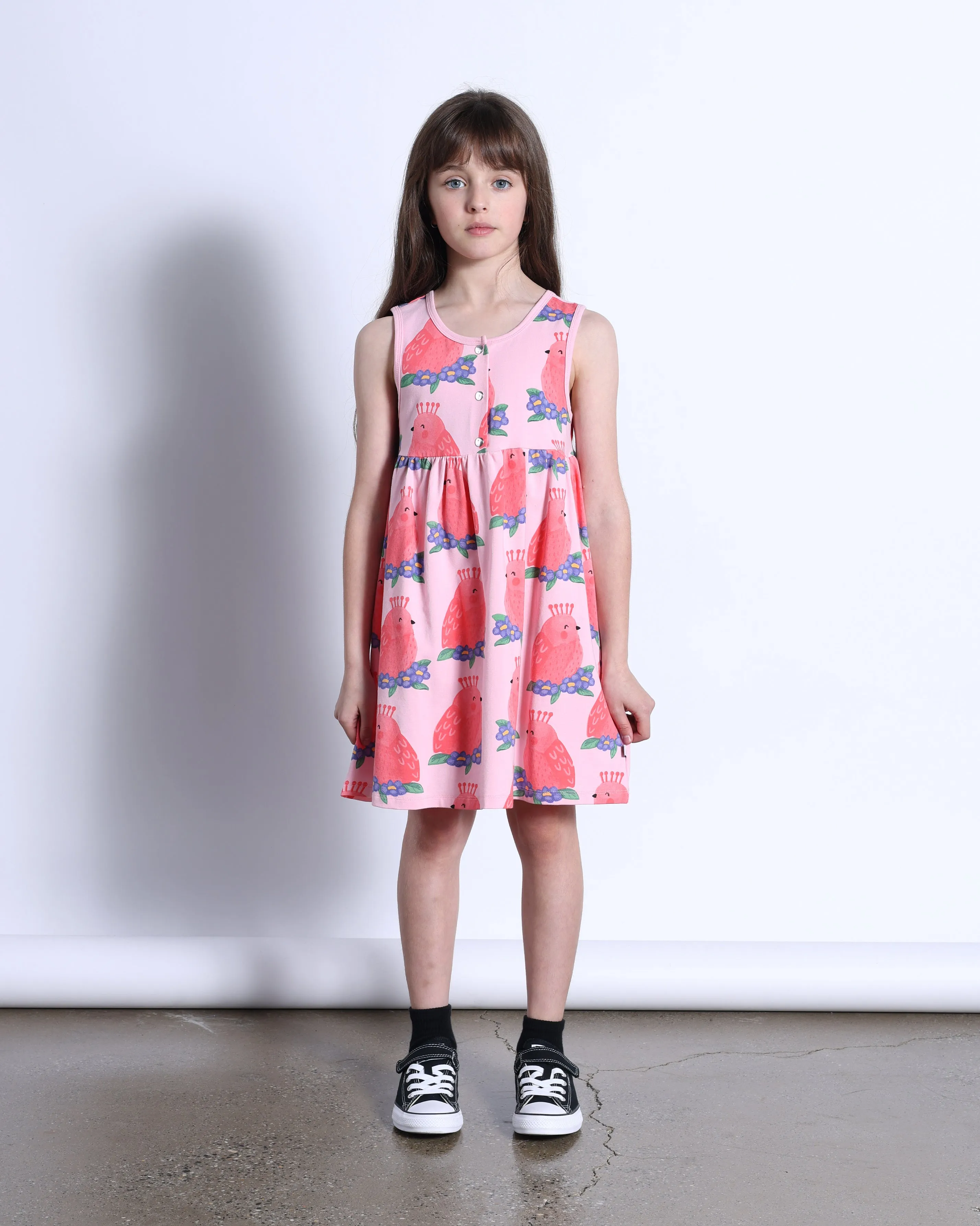 MINTI HAPPY BIRDS DRESS