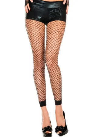 Music Legs Diamond Net Footless Leggings ML35930