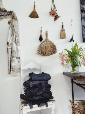 Natural Dye Bath: Charcoal