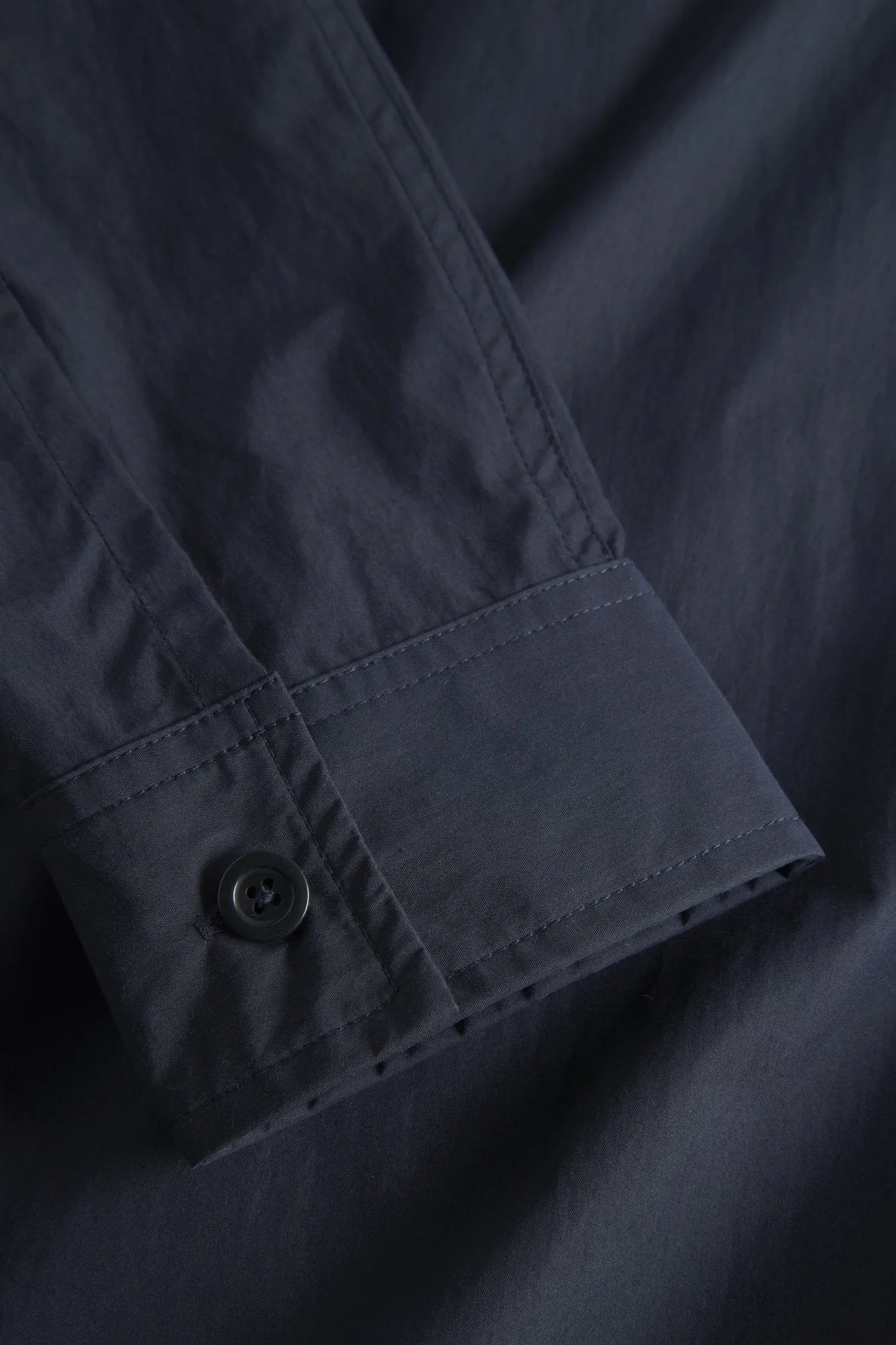 Norse Projects Silas Tech Poplin Shirt 2.0 Dark Navy