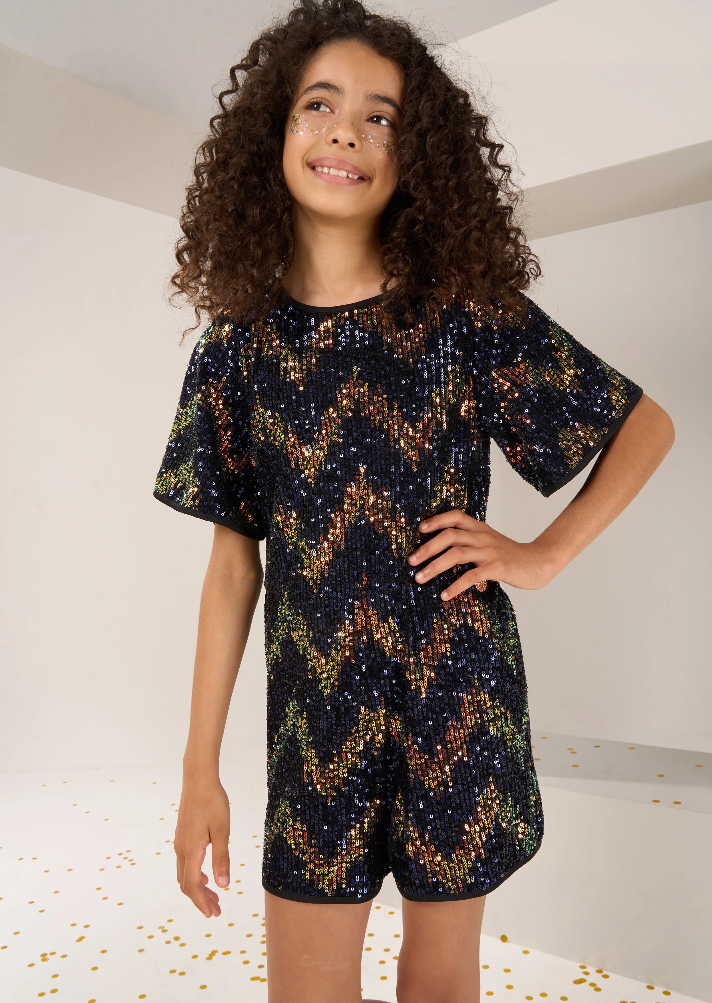 Nova Sequin Playsuit