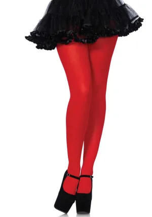 Nylon opaque pantyhose