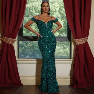 Off The Shoulder Spaghetti Strap Dresses