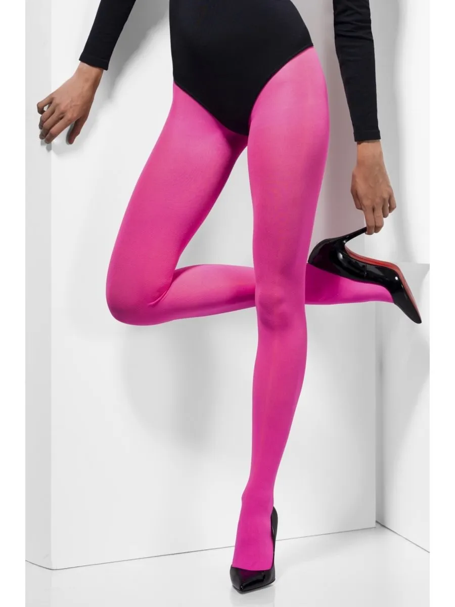 Opaque Tights Pink