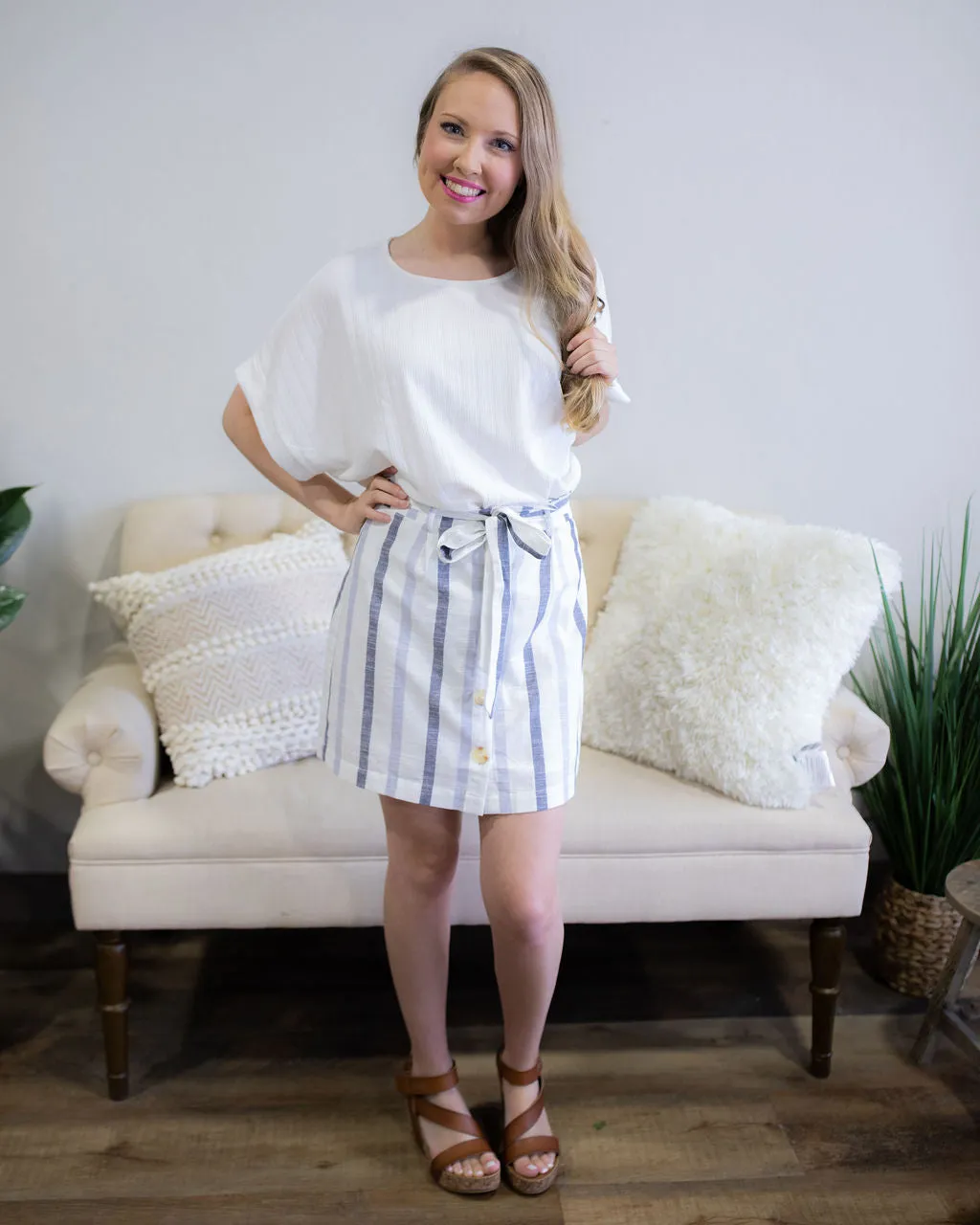 Postcards From Cancun Skirt