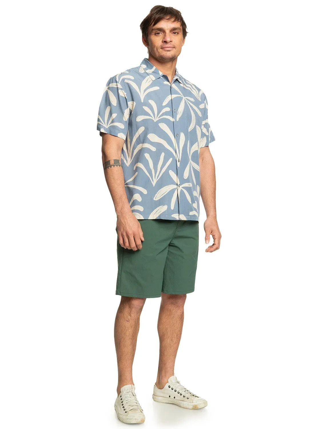 Quiksilver Men's Abstract Island Shirt