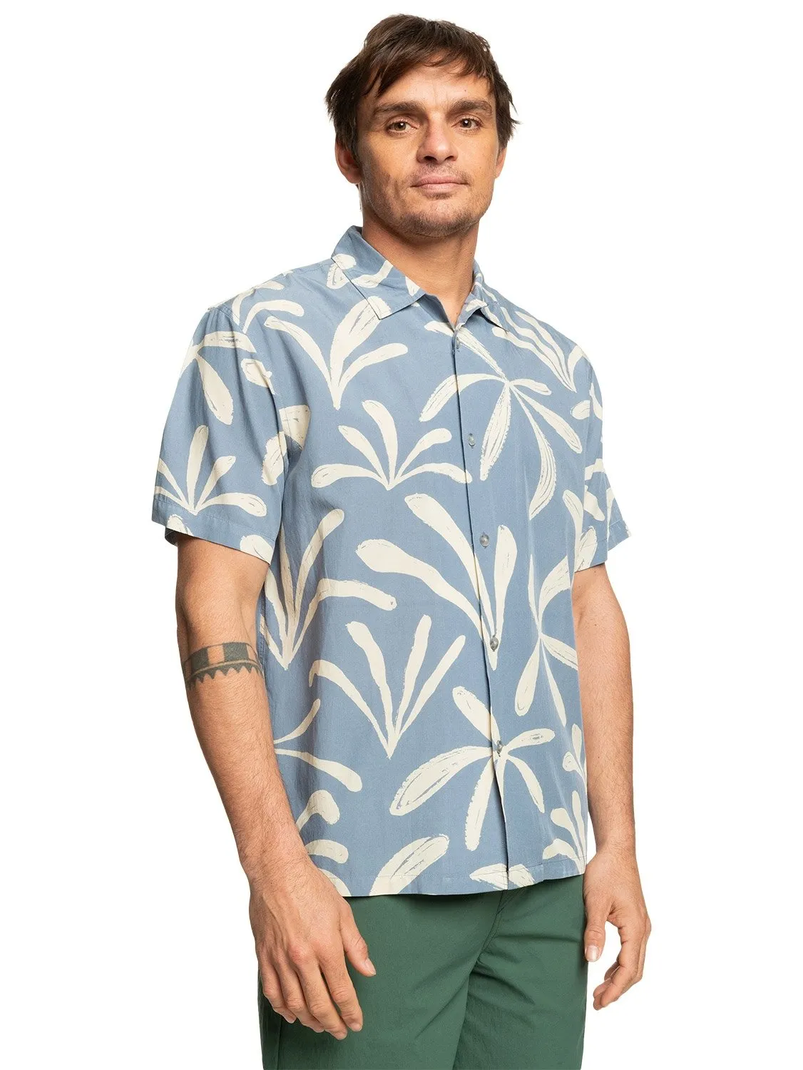 Quiksilver Men's Abstract Island Shirt
