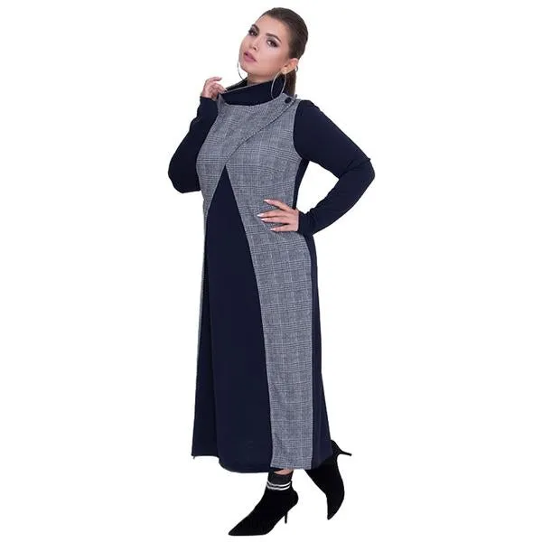 "Empire Attire" Winter Dress - Black