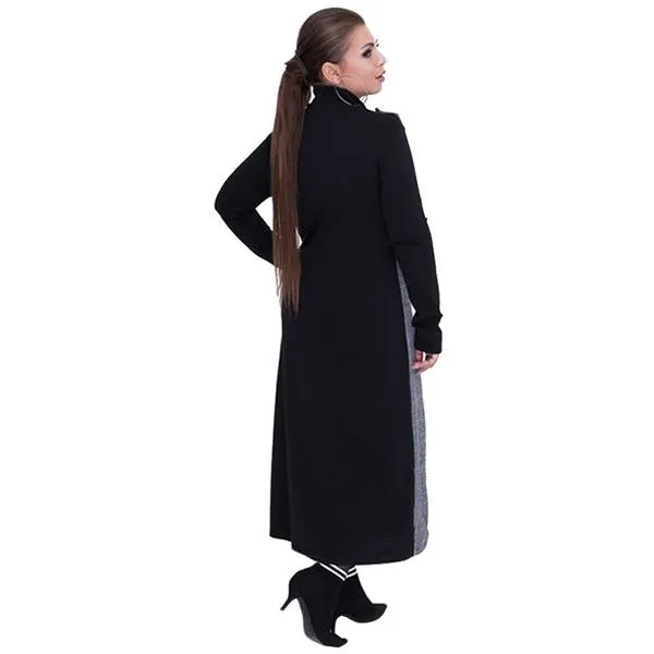 "Empire Attire" Winter Dress - Black