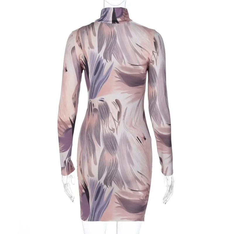 "Queen Of Sheba" L/S Mini Dress