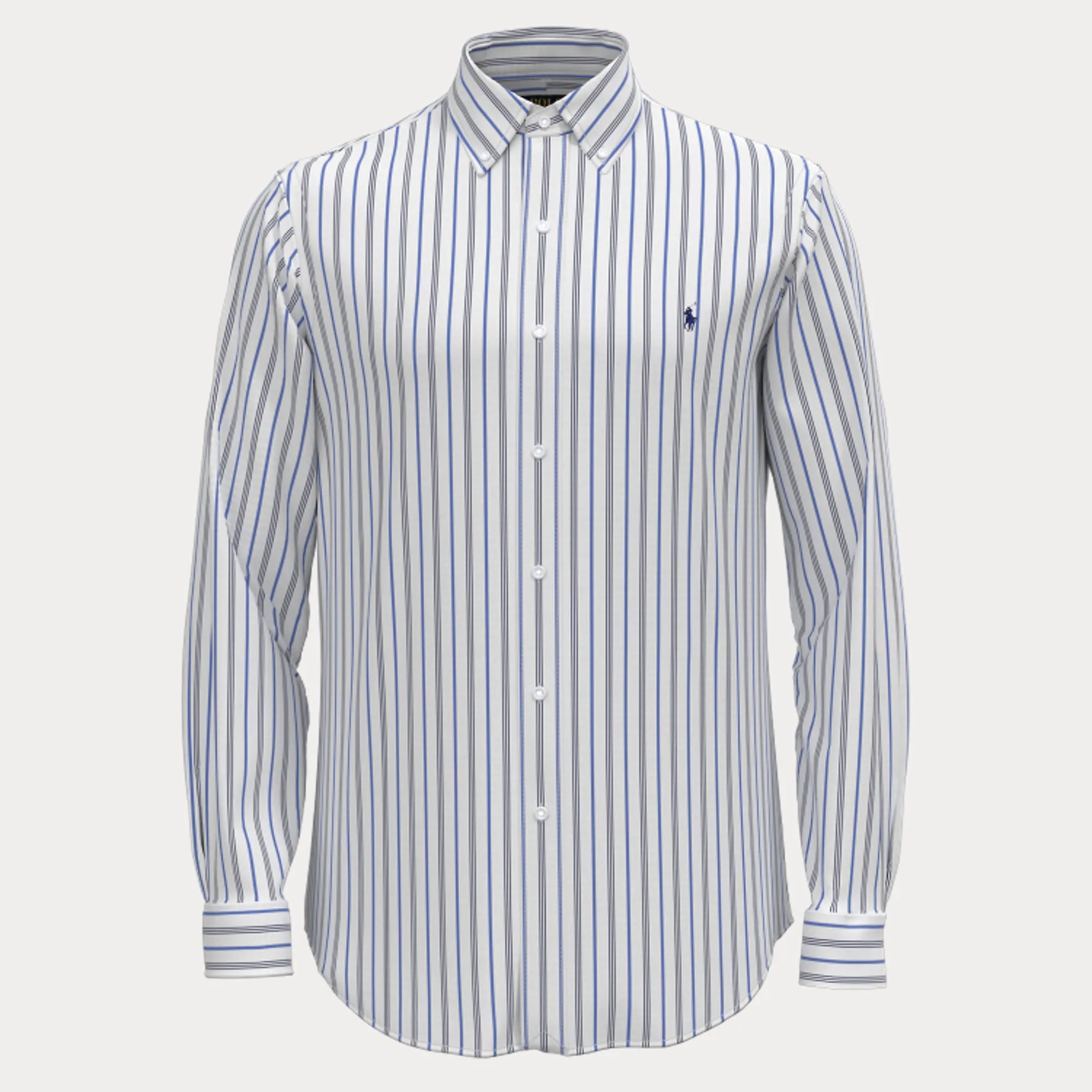 Ralph Lauren Mens Poplin shirt White/Blue