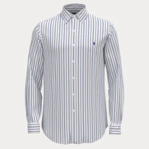 Ralph Lauren Mens Poplin shirt White/Blue