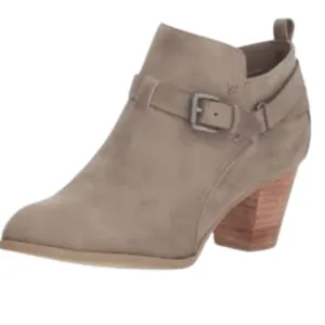 Report Caroline Buckle Ankle Bootie Boot Shoe 7 Taupe