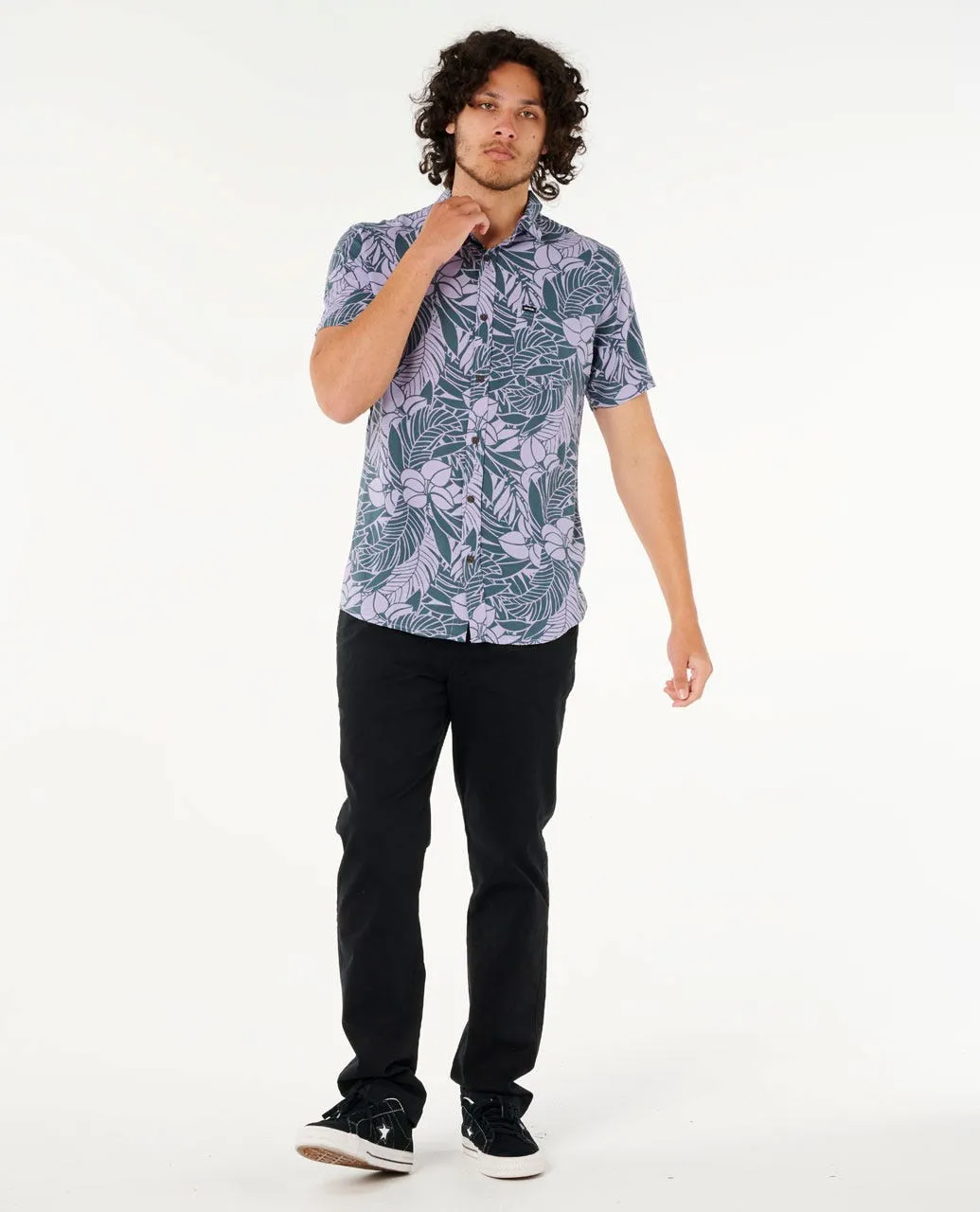 Rip Curl Fun Times Floral Short Sleeve Shirt