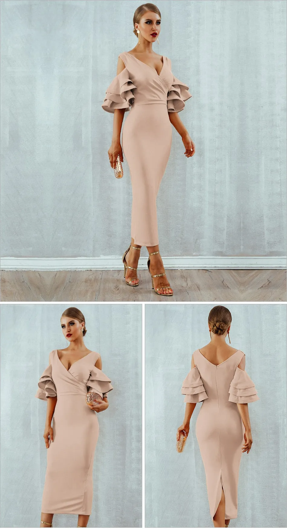 Royce Vestedo Celebrity Butterfly Dress