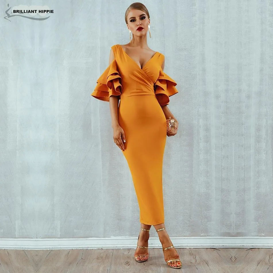 Royce Vestedo Celebrity Butterfly Dress