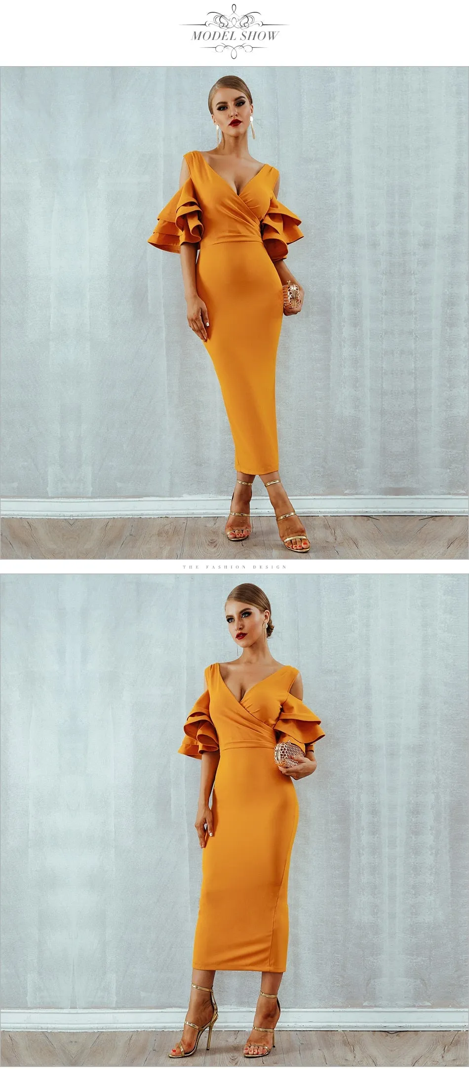 Royce Vestedo Celebrity Butterfly Dress