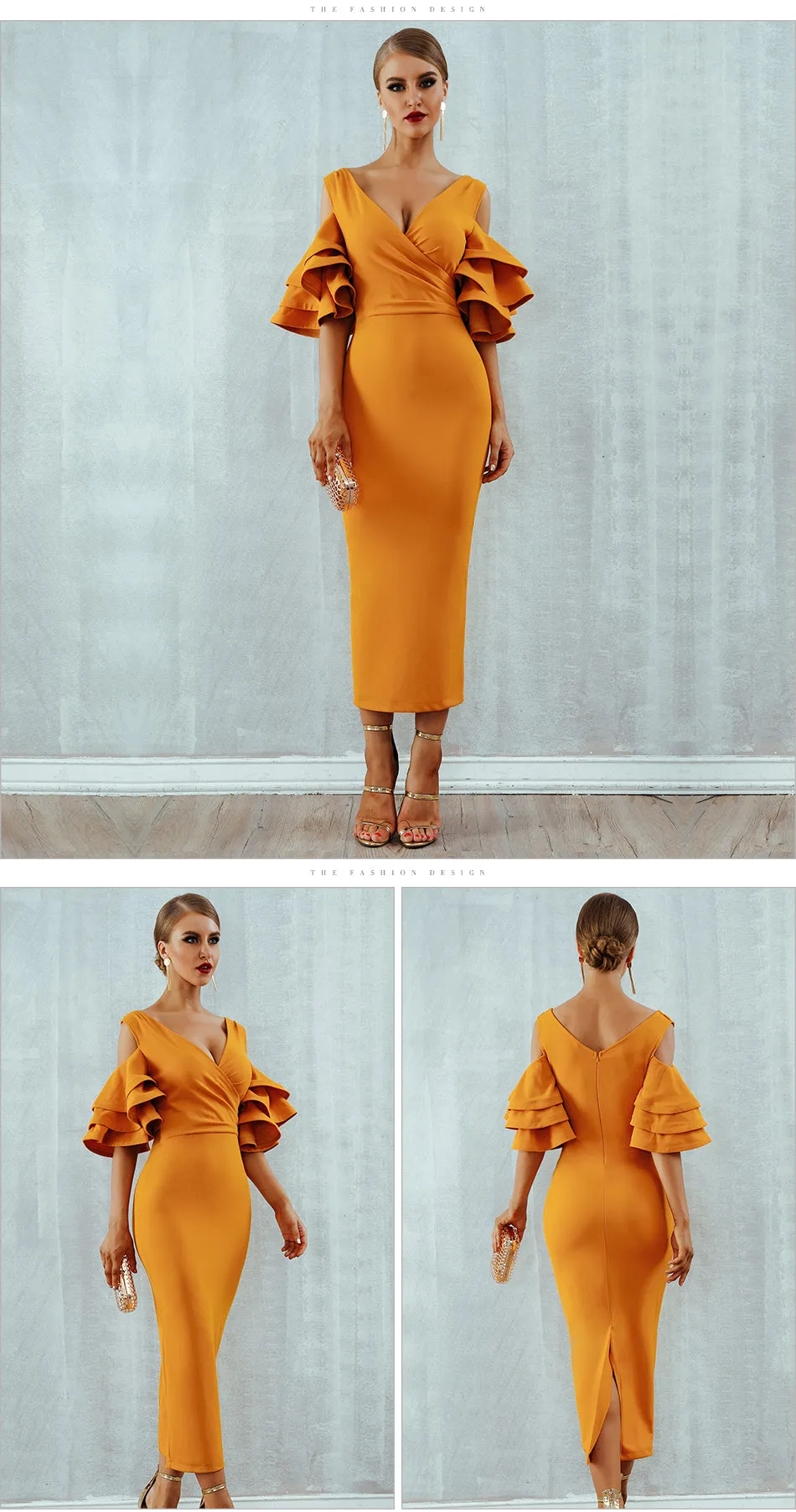 Royce Vestedo Celebrity Butterfly Dress