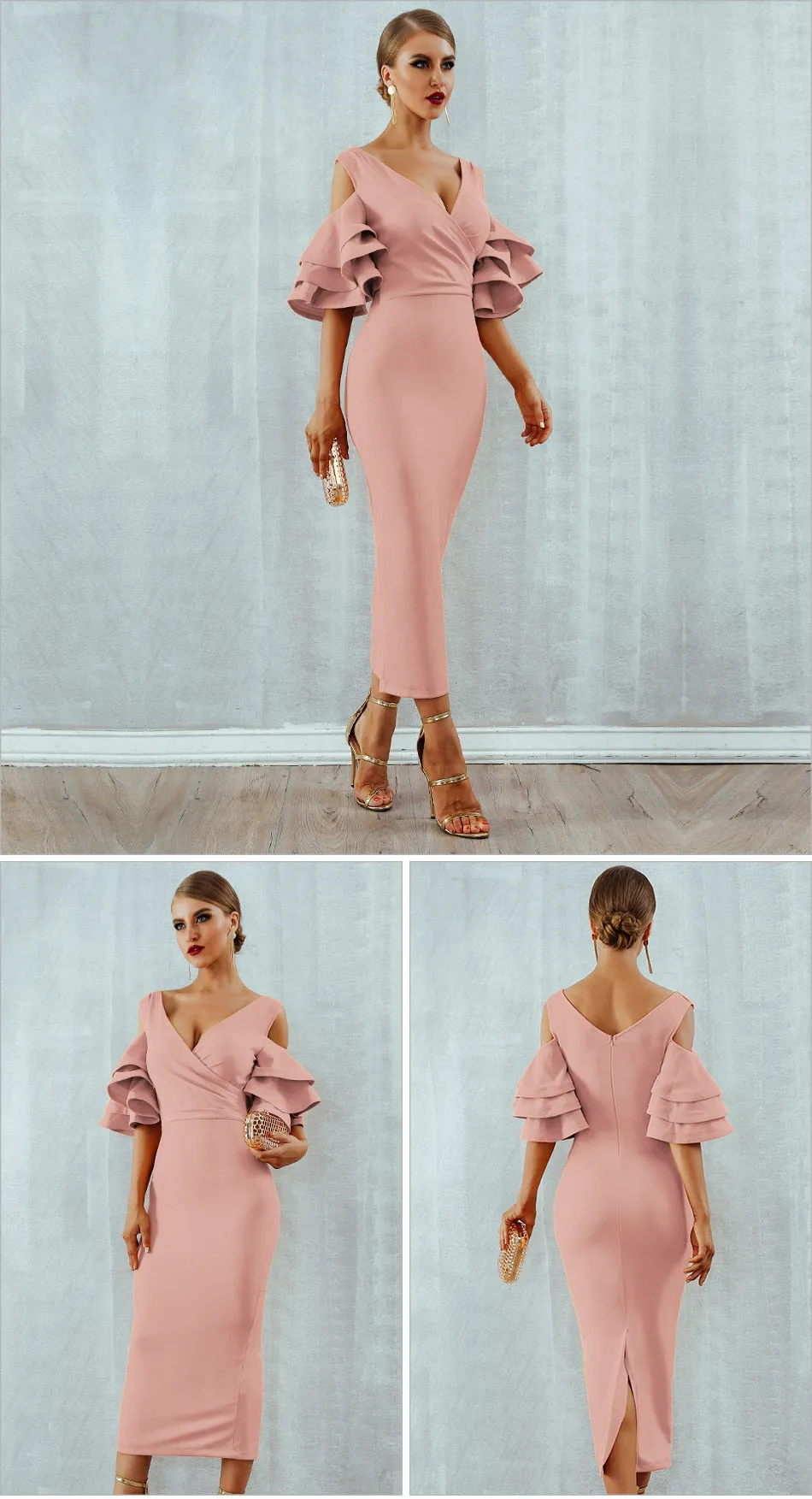 Royce Vestedo Celebrity Butterfly Dress