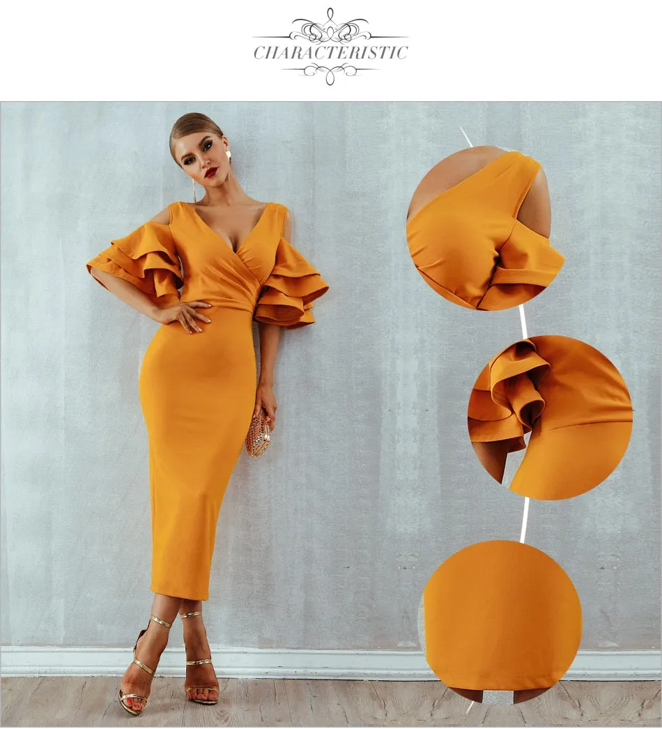 Royce Vestedo Celebrity Butterfly Dress